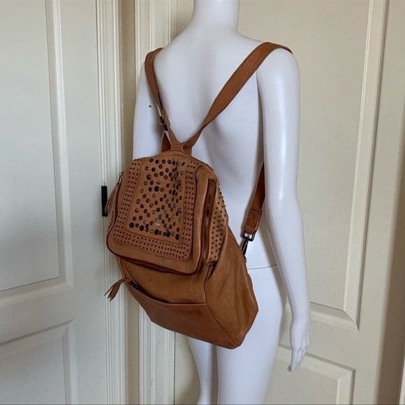 Anthropologie Viola Castellani Studded Backpack - Picture 2 of 15